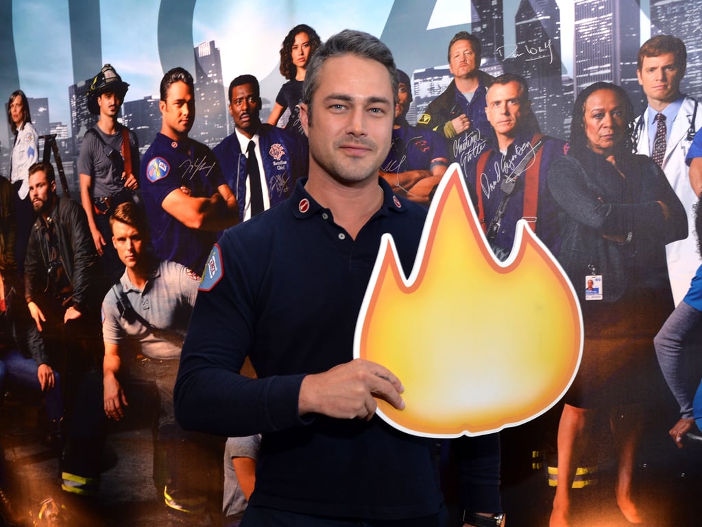 Taylor Kinney at the Chicago Fire Premiere November 2015
