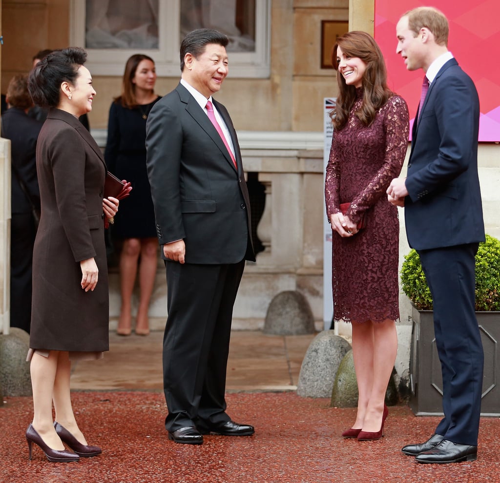 Kate Middleton Prince William Meet With Chinese President