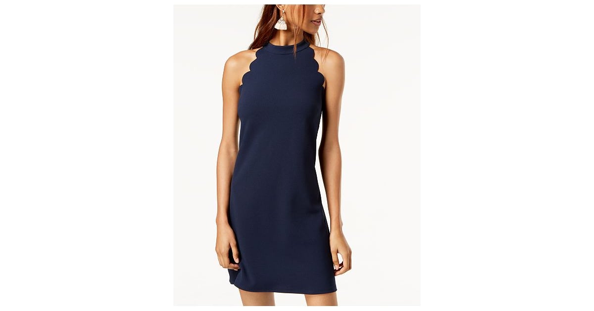 Bcx deals scalloped dress