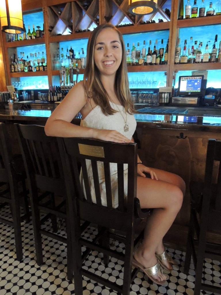 Of course, the most uncanny resemblance to the show had to be the bar. I even sat at Alaric Saltzman's favorite spot.
