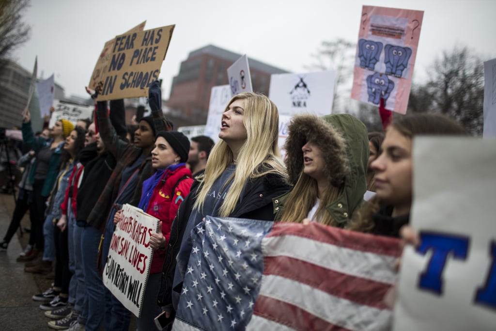 Gun Control Protest Outside White House Feb. 2018