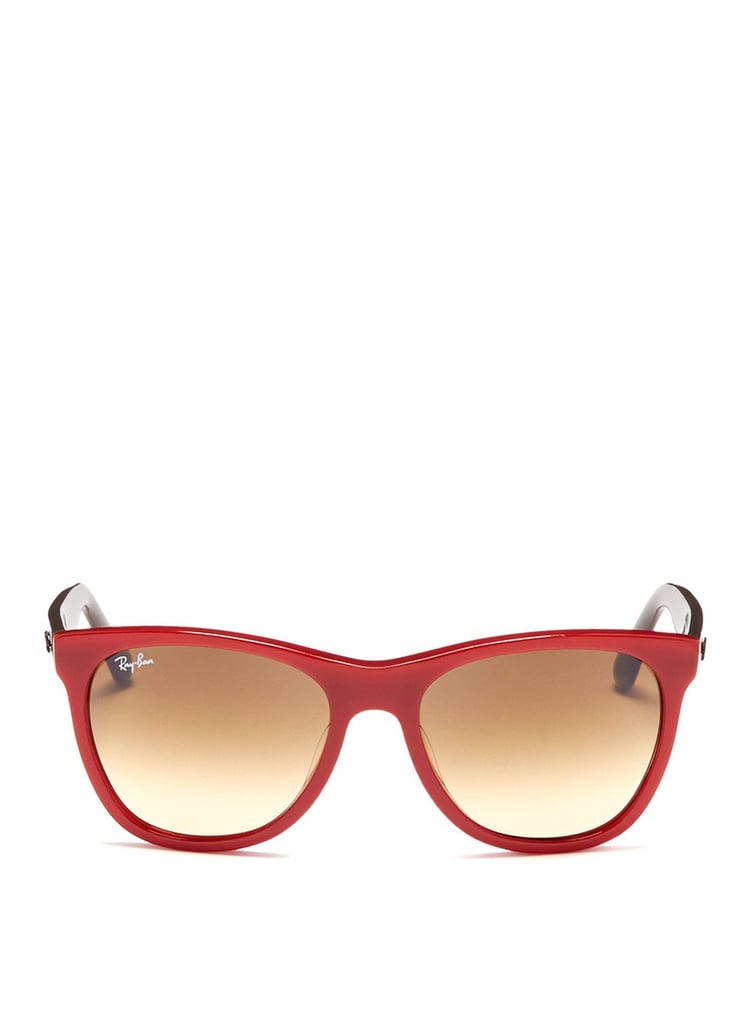 red ray ban sunglasses