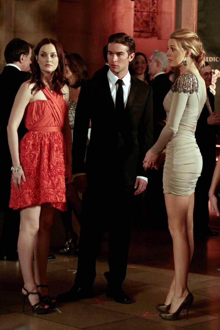 Blairs Red Ruffle Dress On Gossip Girl The Best Gossip Girl Holiday Outfits From Serena And 