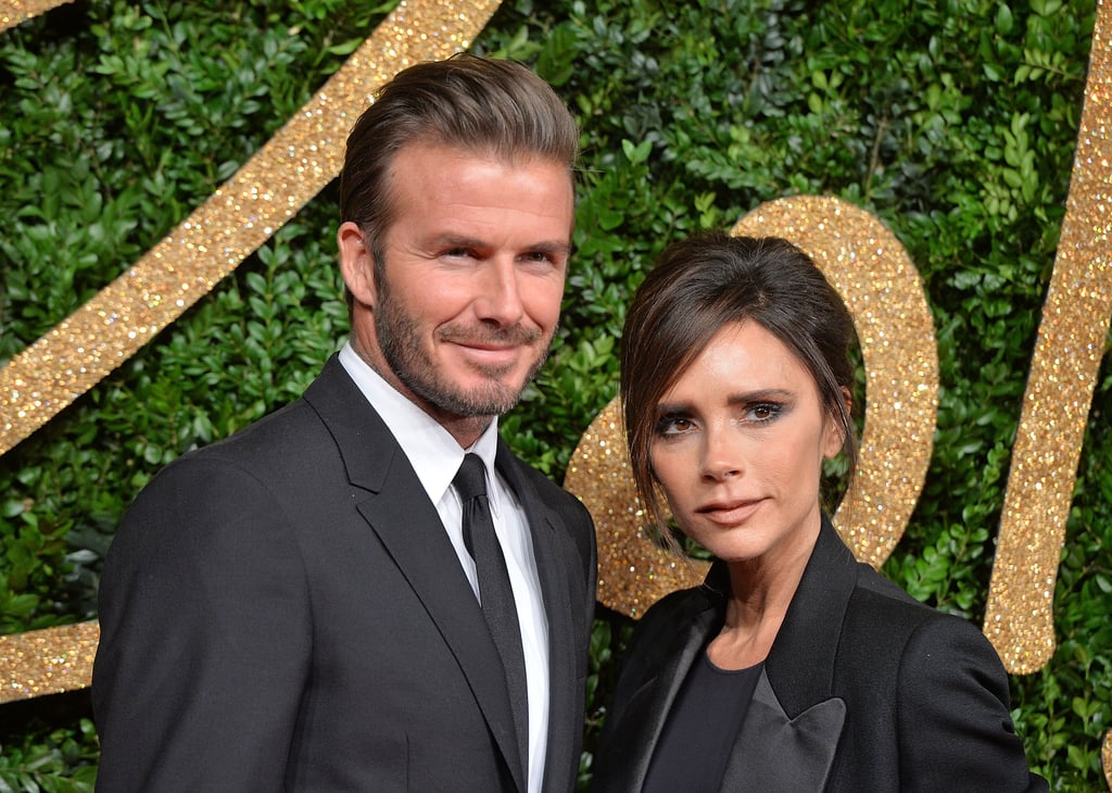 David and Victoria Beckham British Fashion Awards 2015