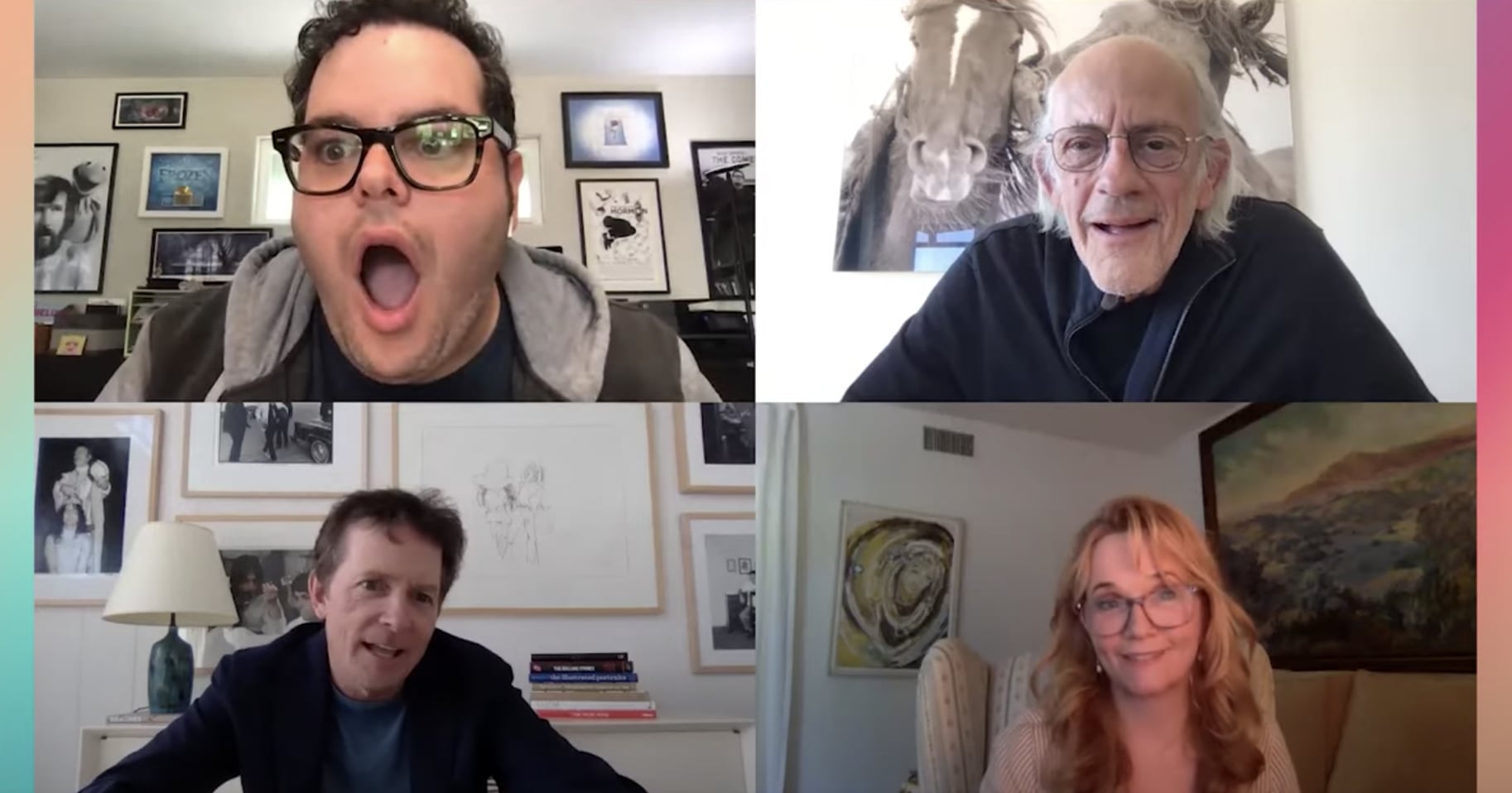 Back to the Future Cast Reunion With Josh Gad Video POPSUGAR