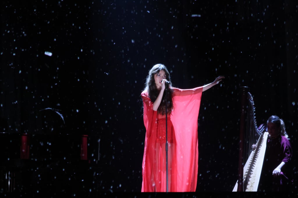 Olivia Rodrigo's Red Dior Dress at the 2021 BRIT Awards