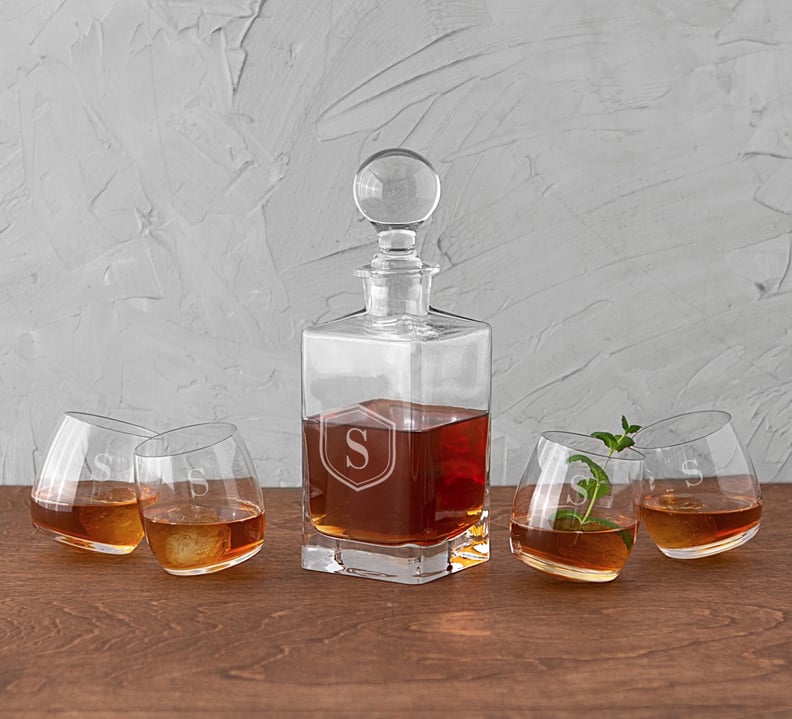 Cathy's Concepts Tipsy Whiskey 5-Piece Decanter Set