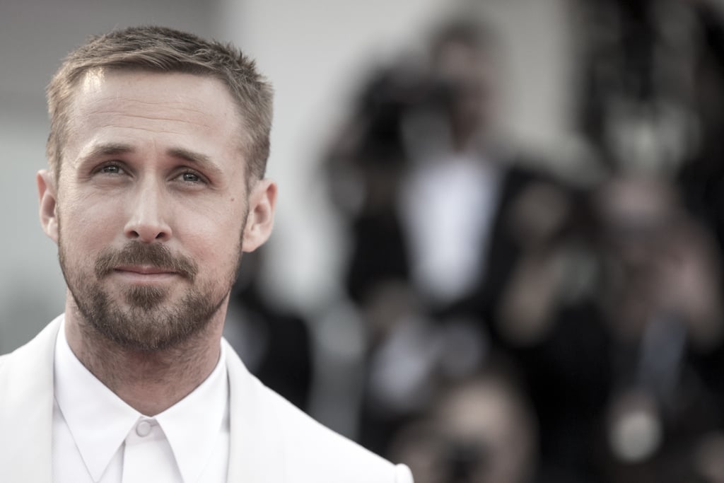 Ryan Gosling Promoting First Man Pictures | POPSUGAR Celebrity UK