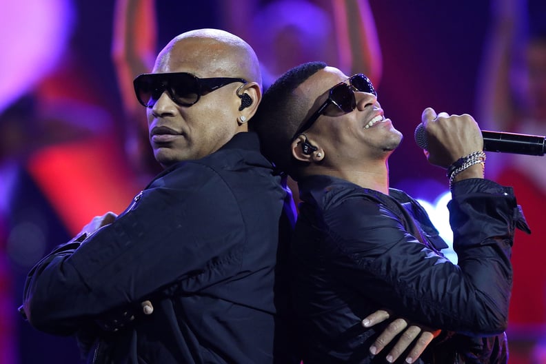 HOLLYWOOD, CA - OCTOBER 06:  Recording artist Alexander Delgado (L) and Randy Malcom Martinez of Gente De Zona perform onstage during The 2016 Latin American Music Awards at Dolby Theatre on October 6, 2016 in Hollywood, California.  (Photo by JC Olivera/