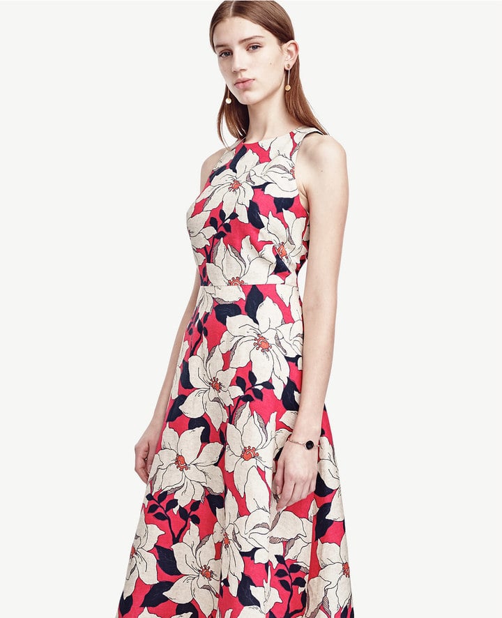 Ann Taylor Hibiscus Midi Dress ($159 