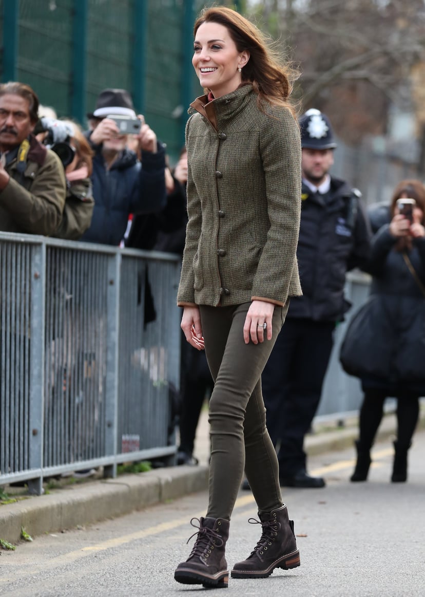 Kate Middleton See By Chloe Boots in Islington January 2019