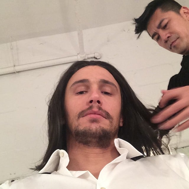 James Franco showed off an interesting new look. Celebrity Instagram