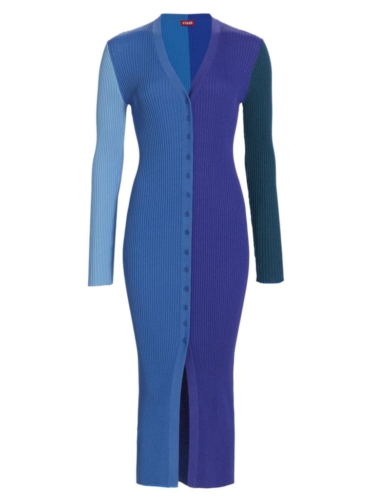 Staud Shoko Colorblock Sweater Dress