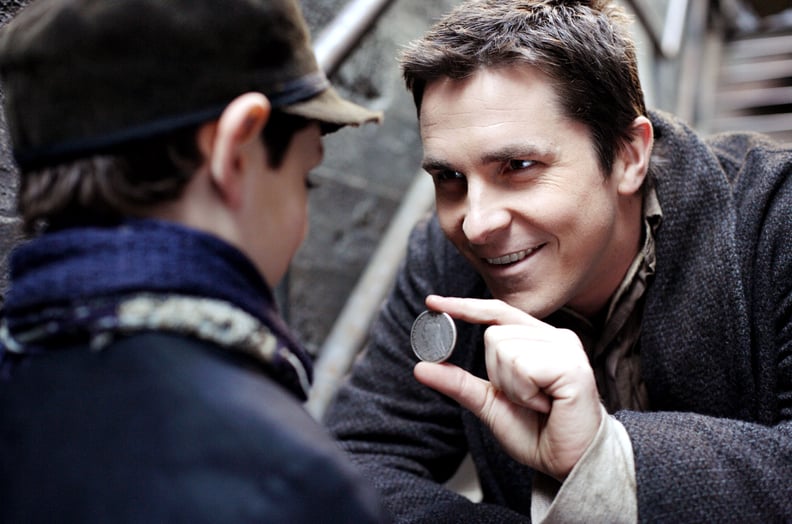 THE PRESTIGE, Christian Bale (right), 2006.Touchstone Pictures/courtesy Everett Collection