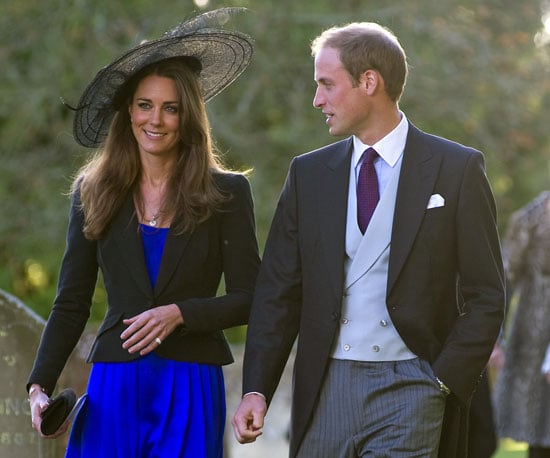 In October 2010, William and Kate made a picture-perfect pair for the wedding of their friends Harry Meade and Rosie Bradford near Cheltenham, England.