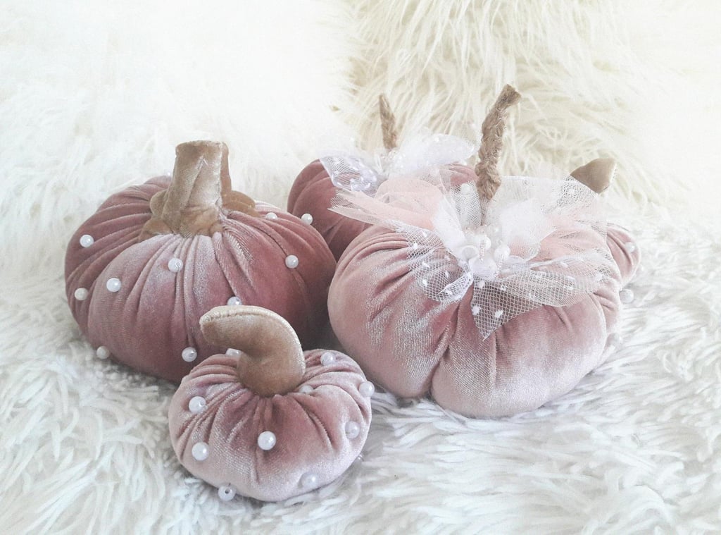 Velvet Pink Pumpkins