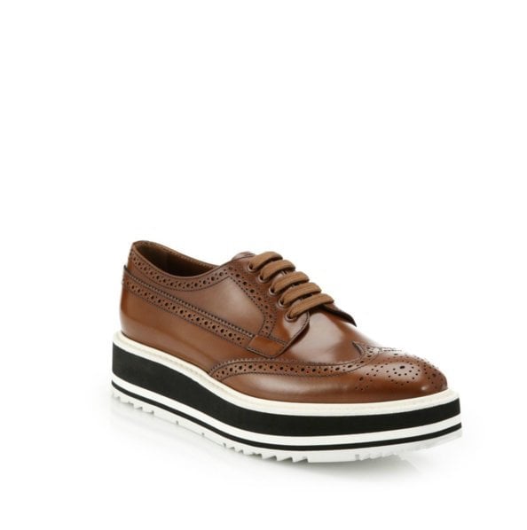 prada platform brogue