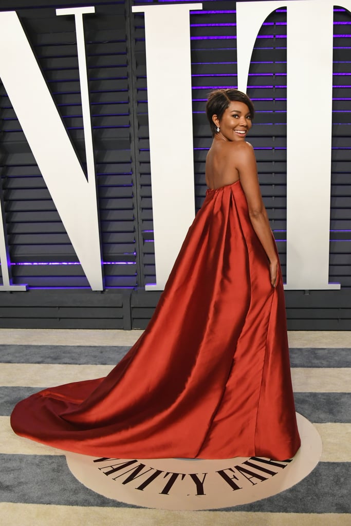 Gabrielle Union S Short Hair 2019 Vanity Fair Oscars Party