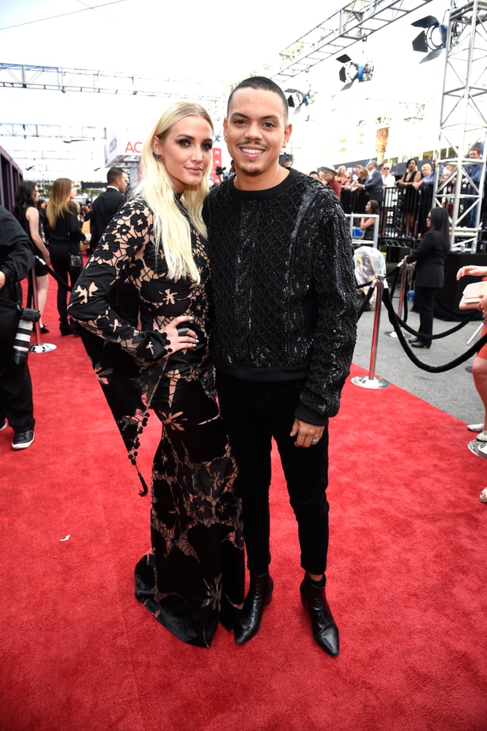 Ashlee Simpson and Evan Ross at 2018 Billboard Music Awards