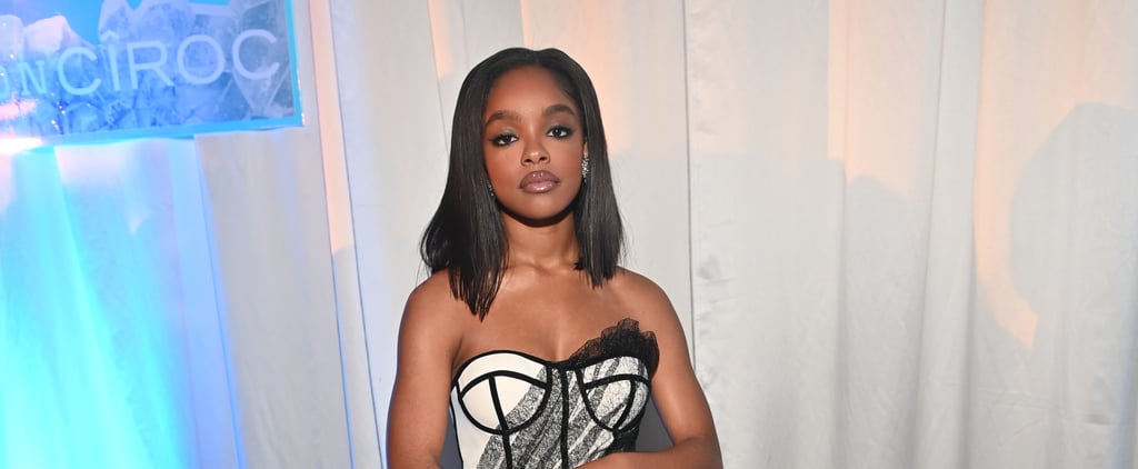 Marsai Martin's Ethereal Manicure Combines 2 Nail Trends at Once