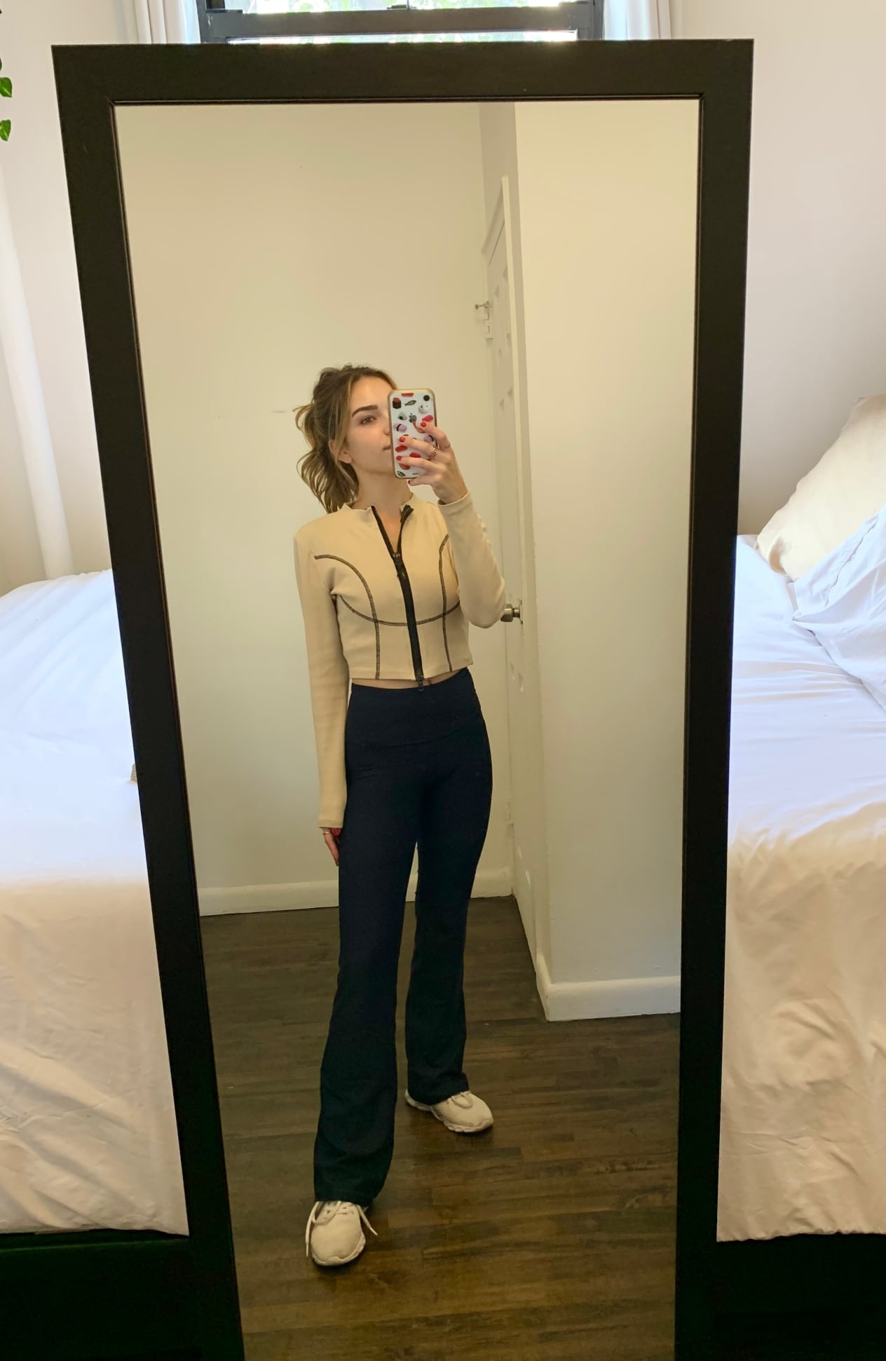 Old Navy High-Waisted Bootcut Compression Pants Review | POPSUGAR Fashion