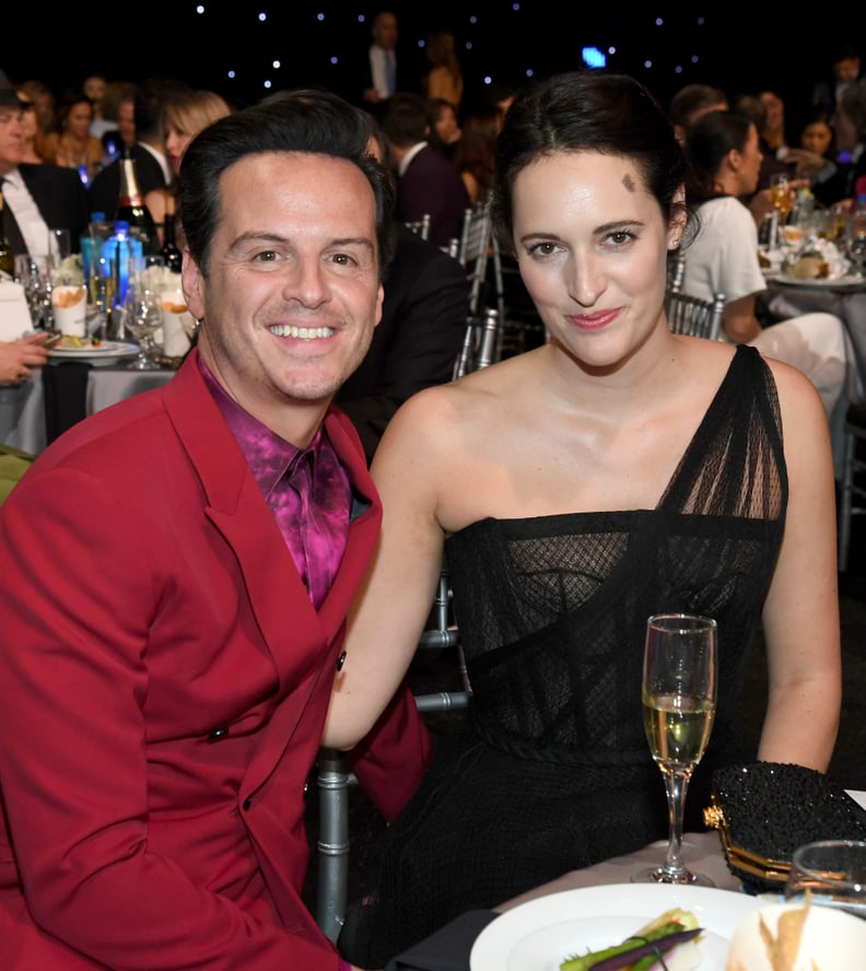 Andrew Scott and Phoebe Waller-Bridge at the 2020 Critics' Choice Awards