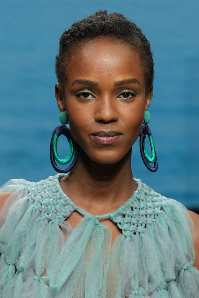 Mint Green Lids at Giorgio Armani Spring 2022