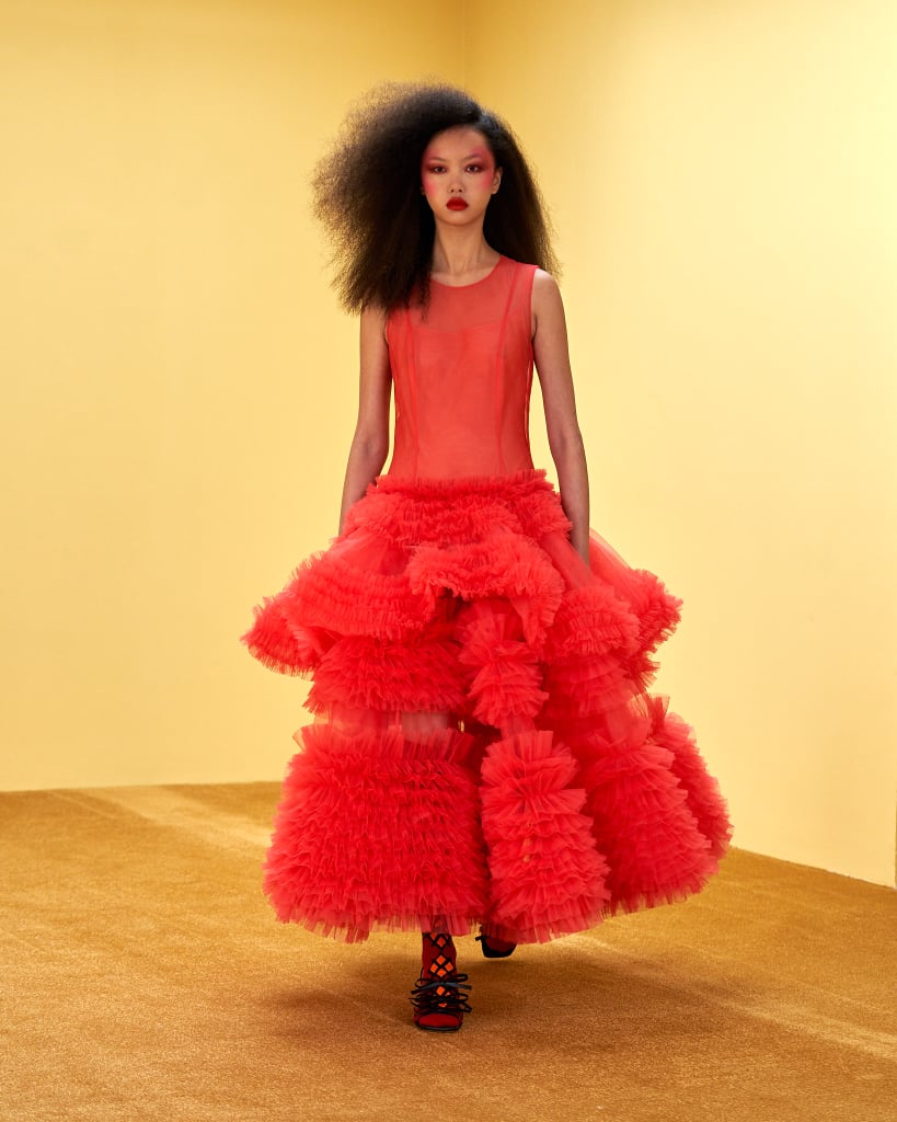 Tulle Skirt Trend at LFW: Molly Goddard Autumn 2021