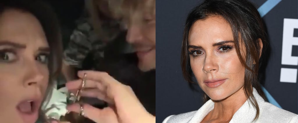 Victoria Beckham Haircut in the Car People's Choice Awards