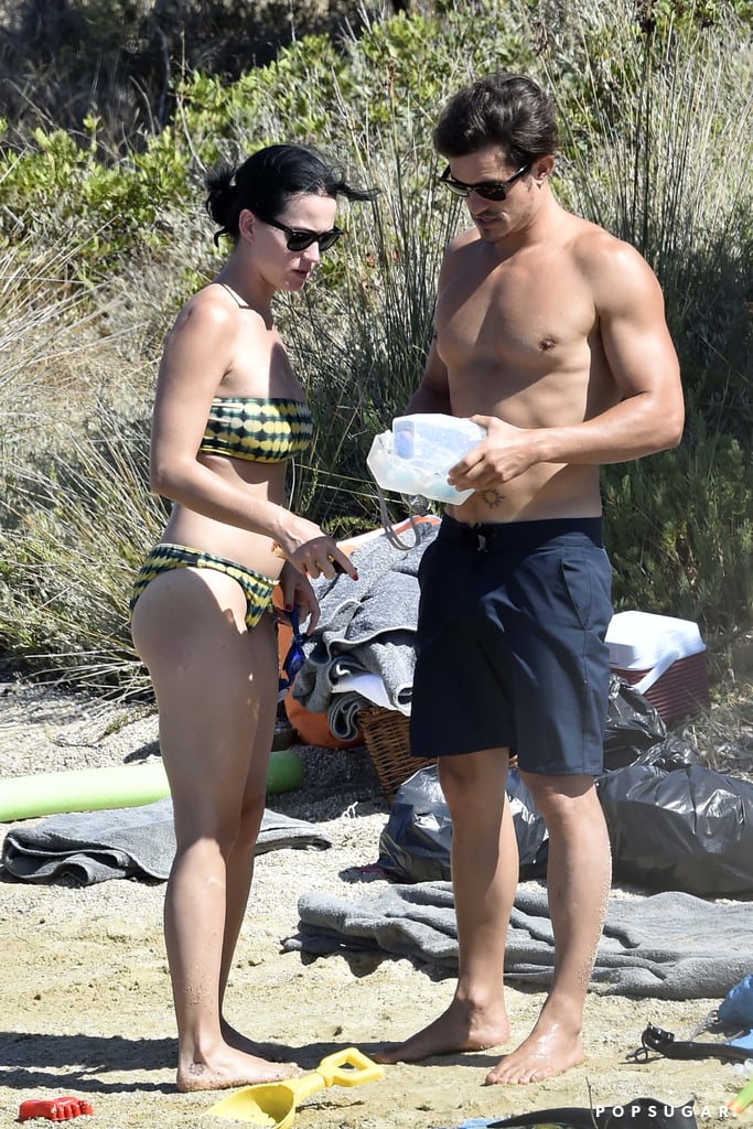 Katy Perry and Orlando Bloom Vacation in Italy August 2016