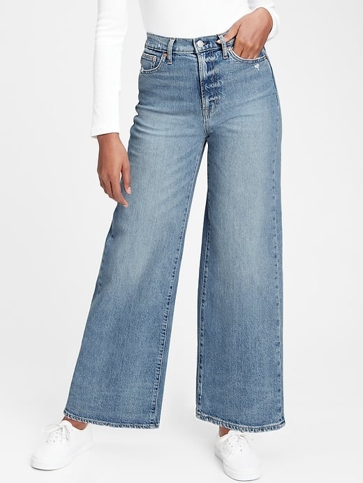 Petite Wide Leg Jeans for Women - Up to 66% off