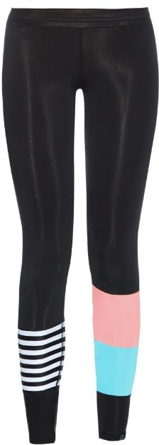 SALT GYPSY Striped and Colour-Block Performance Leggings