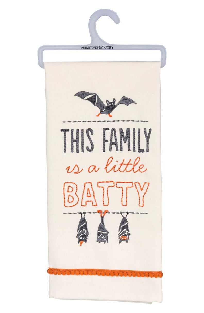 Primitives by Kathy A Little Batty Dishtowel