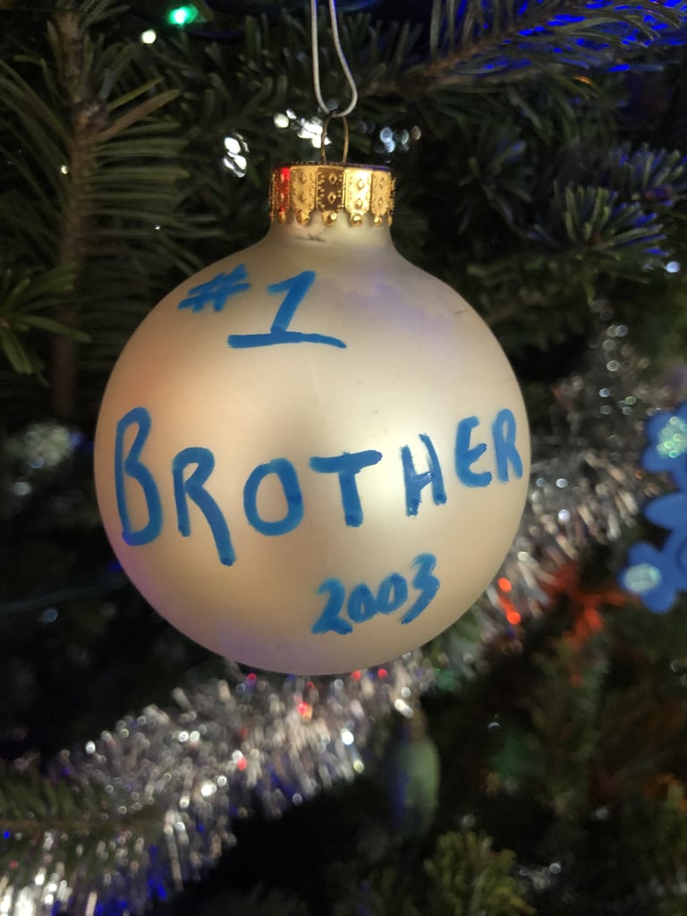 This Hand-Written #1 Brother Bauble