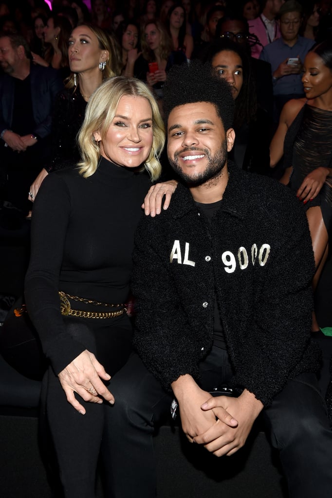 The Weeknd Supports Bella at Victoria's Secret Fashion Show