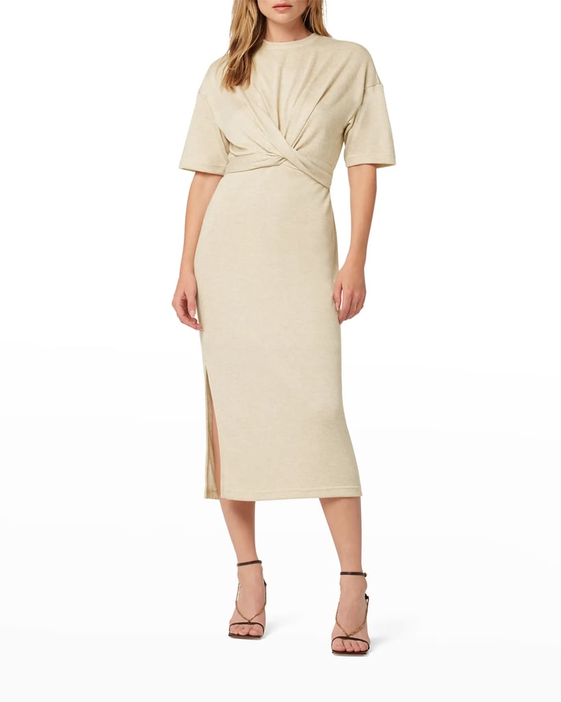 Best Wrap Dresses: Hudson Front-Twist Wrap Midi Sweater Dress