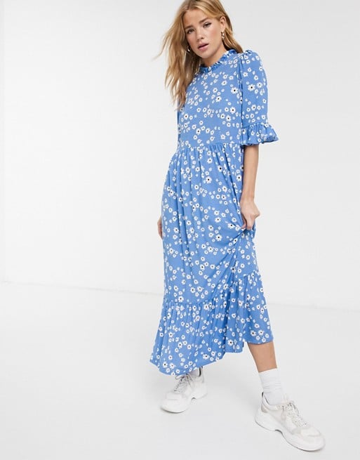 ASOS Design Smock Maxi Dress