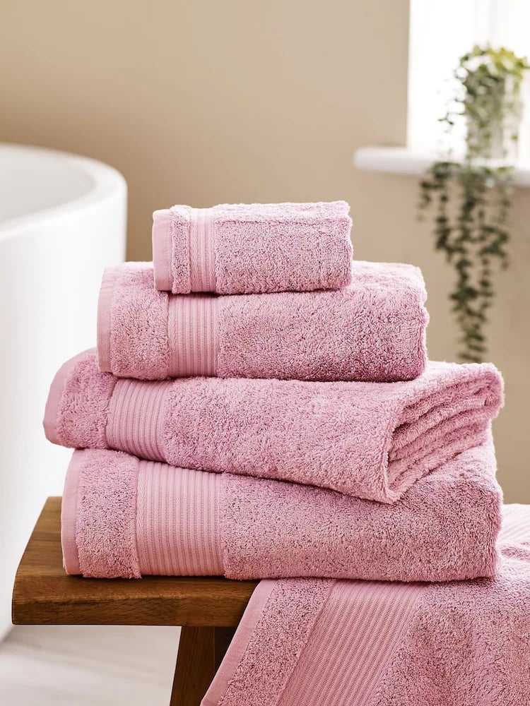 Pink Dusky Egyptian Cotton Towels