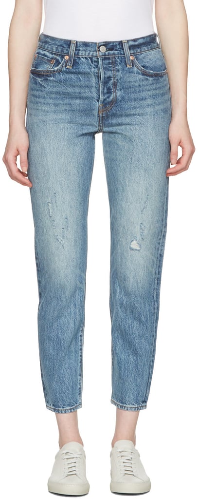 levi's blue spice wedgie skinny jeans