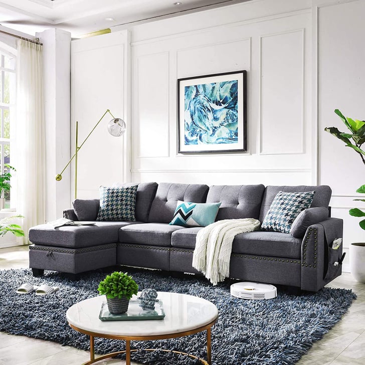 HONBAY Reversible Sectional Sofa Best Sectional Sofas From Amazon