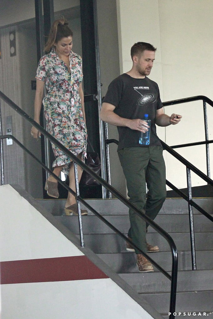 Ryan Gosling and Eva Mendes in LA Pictures April 2018