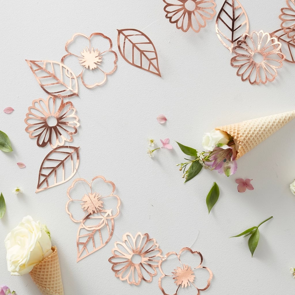 Ginger Ray Rose Gold Foiled Flower Garland