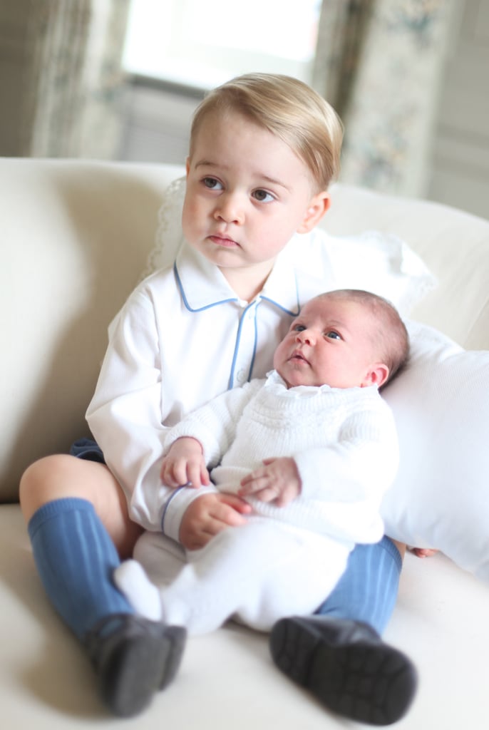 The duchess took the photos at her family's country home, Anmer Hall, in mid-May, presumably just days after Charlotte's birth.