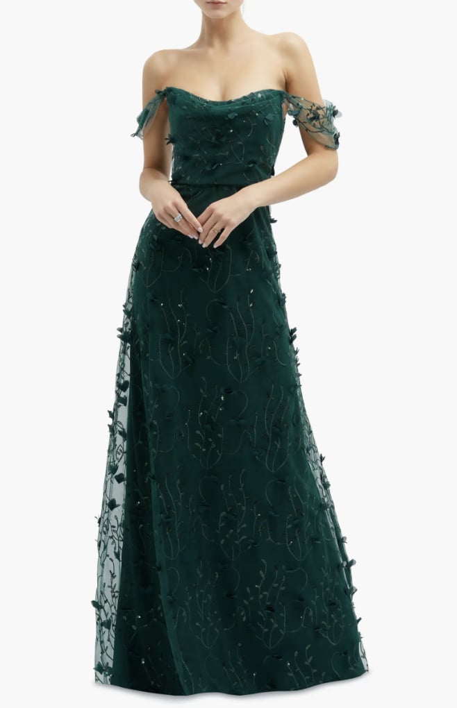Embroidered Gown