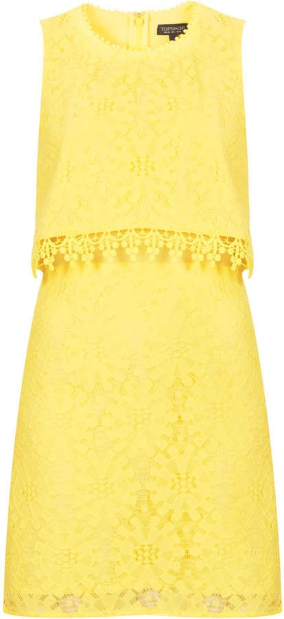 Topshop Yellow Dress