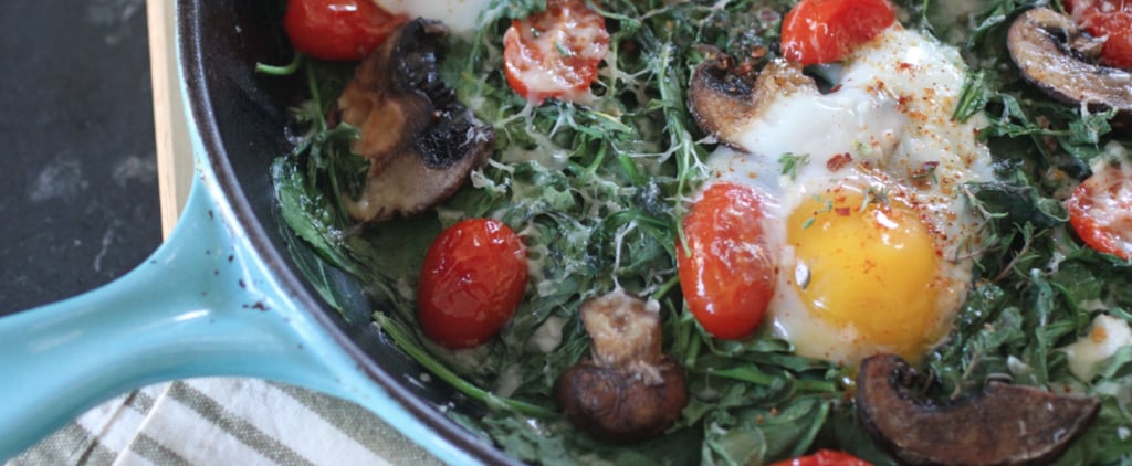 Baked Spinach and Ricotta Eggs