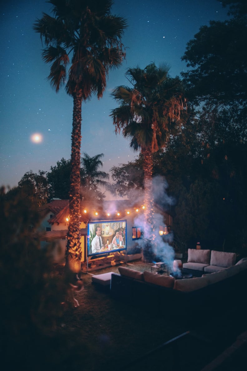 Watch a Movie on an Outdoor Projector