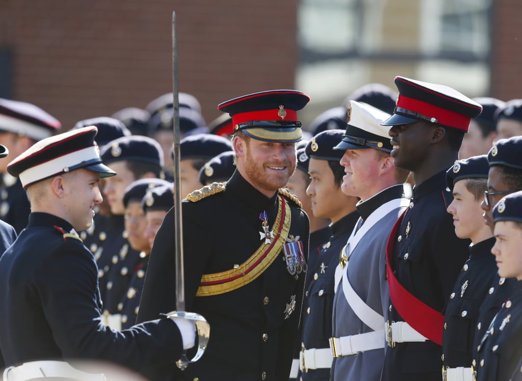 Prince Harry Royal Military School Pictures September 2015 POPSUGAR