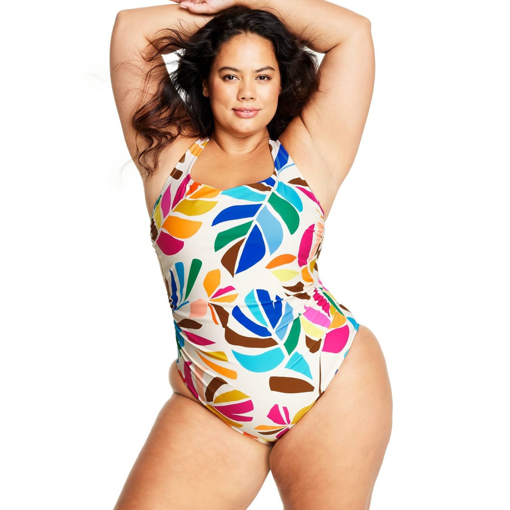 A Colourful One-Piece: Tabitha Brown for Target Botanical Print Lowback One Piece Swimsuit