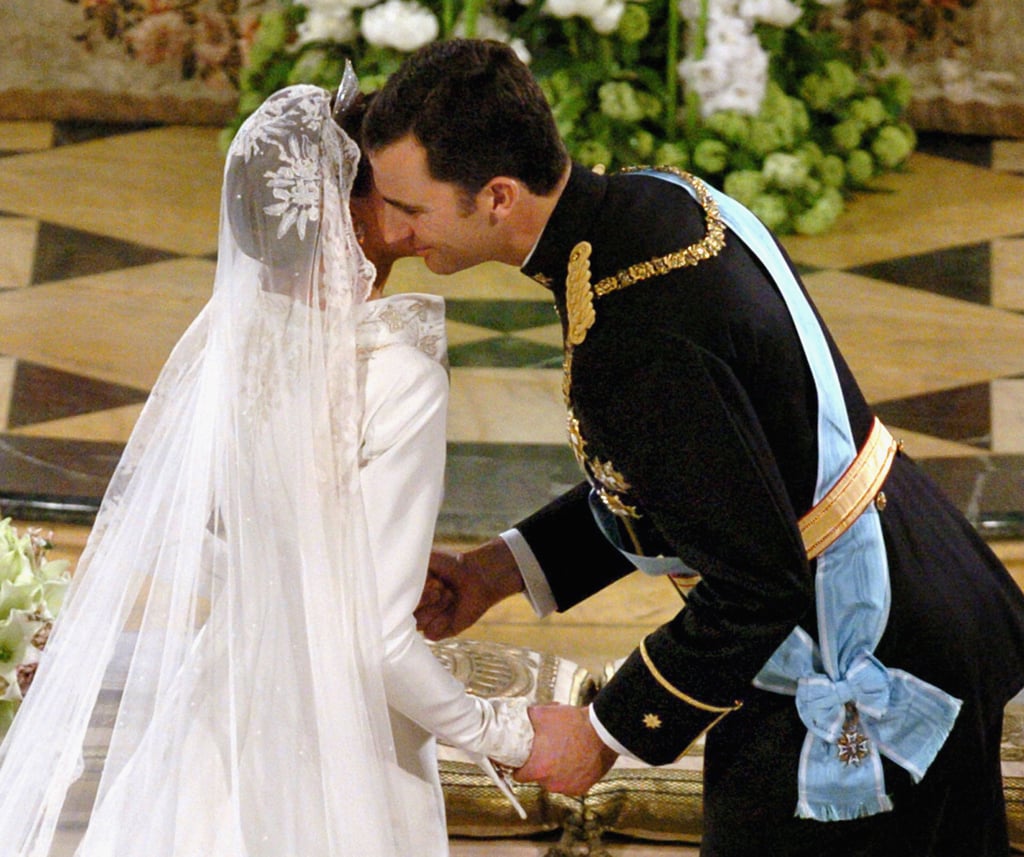 Prince Felipe and Letizia Ortiz  
The Bride: ‪Letizia Ortiz, former divorced journalist. ‬
The Groom: Felipe, Prince of Asturias, the heir apparent to the Spanish throne.
When: May 22, 2004. No one suspected the serious relationship until they announced the engagement on Nov. 1, 2003.
Where: Madrid's ‪Almudena Cathedral‬.